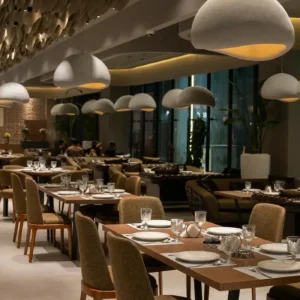 Upscale Restaurant with Open Kitchen