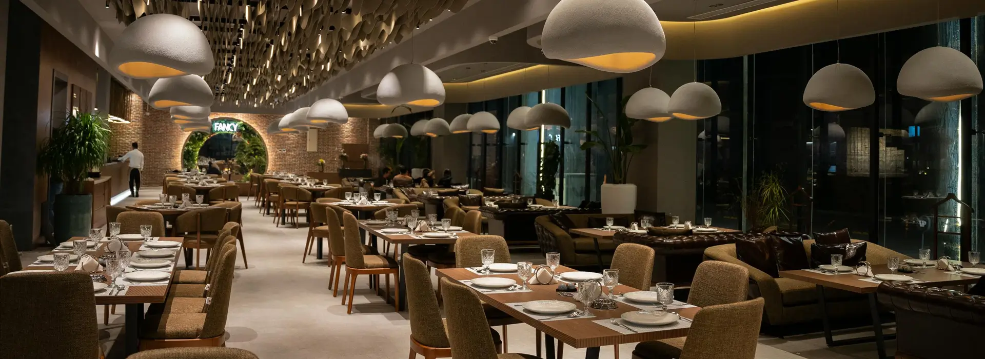 Upscale Restaurant with Open Kitchen