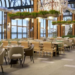 Upscale Restaurant with Open Kitchen